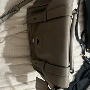 Coach Gray Leather Shoulder Bag